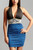 Halter Two Tone Beaded Open Back