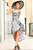 Racer Back Asymmetric Hem Scoop Neck Print Dress