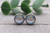 Floral Crown Unicorn | Glass Stud Earrings | Hypoallergenic