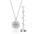 Collette Z Sterling Silver Cubic Zirconia Sparkle Round Necklace
