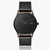 "ROME" MENS LEATHER BAND WATCH