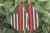 Line Flag DS Faux Leather Teardrop Earrings