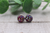 Sparkle Magenta |  Mini Druzy Stud Earrings | Hypoallergenic