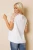 Zenni Applique Splicing Sleeve Top