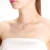 Collette Z Rose Gold Cubic Zirconia Pave Necklace