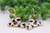 Cow Print Western Hats || Metal French Lever Dangle Earrings