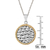 Collette Z Gold Plated Sterling Silver Cubic Zirconia Ball Pendant