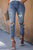 Bright Fading High Rise Distressed Skinny Jeans