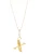 14K Gold Plated Letter Charm Necklace