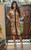 Lola HIGH NECK MIDI SCUBA DRESS WITH MIRRORED BAROQUE PRINT