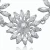 Collette Z Sterling Silver Cubic Zirconia Flower Burst Necklace