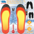 1Pair Electric Heated Insoles USB Foot Warmer