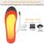 1Pair Electric Heated Insoles USB Foot Warmer