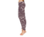 Mauve Giraffe Print Leggings - Full Length