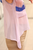 Sheer sleeveless blouse with Blue buttons