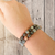Silver Leaf Jasper Bracelet