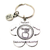 The Teacher Flower Key Chain
