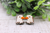 Bald Eagles || Wood Stud Earrings