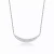 Collette Z Sterling Silver and Cubic Zirconia Necklace