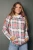 Ricki Plaid Drawstring Hoodie