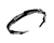 Black & Silver Opera Narrow Headband