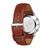 "MORESBY" MENS LEATHER BAND CHRONOGRAPH WATCH