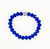 Dark  Glass Bead Stretchy Bracelet