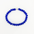 Dark  Glass Bead Stretchy Bracelet