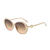 Mid-Sized Round Design with Elegant Simple Gold Accented Arm