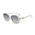 Mid-Sized Round Design with Elegant Simple Gold Accented Arm