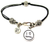 I Love Nonna Pewter Beaded Black Cord Bracelet