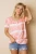 Abby Tie-dye Short Sleeve Top