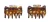 Extra Tiny French Hair Claws (Pair)