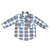 Plaid Shacket (Tan/Blue)