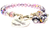 Grandmother Heart Splash Of Color Crystal Bracelet