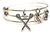 Lacrosse Girl Triple Style Bangle Bracelet