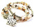 I Love My Boston Terrier Microcrystalline Quartz Wrap Agate Stone Bracelet