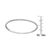 Collette Z Sterling Silver Cubic Zirocnia Accent Bangle Bracelet