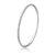 Collette Z Sterling Silver Cubic Zirocnia Accent Bangle Bracelet