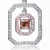 Collette Z Sterling Silver Cubic Zirconia Geometric Pendant