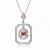 Collette Z Sterling Silver Cubic Zirconia Geometric Pendant