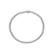 Collette Z Sterling Silver Clear Cubic Zirconia Open Circle Necklace