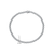 Collette Z Sterling Silver Clear Cubic Zirconia Open Circle Necklace