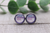 Mama Mommy Mom Bruh | Glass Stud Earrings | Hypoallergenic