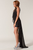 Sequences and Sheer Pleaded Overlay Dress