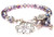 Proud Mom Of An Autistic Child Splash Of Color Crystal Bracelet