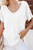 White Knit Long Sleeve Top