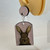 Handmade Large Engraved Bunny Earrings - Light Pink Paint - Baltic Birch Wood