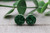 Glitz Green | Druzy Stud Earrings | Hypoallergenic