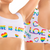 mememe PRIDE White Love CROP TOP for Women